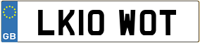 Truck License Plate